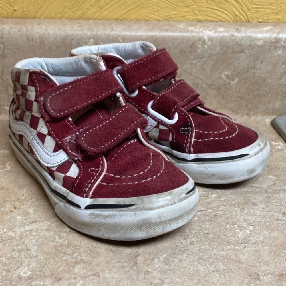 Vans SK8-Hi Checkered Sneakers Toddler 11.5